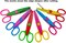 Lacework Wavy Paper Edger Scissors Pinking Shears Set for Handcraft Works(6pcs,Different Cutting Effects)
